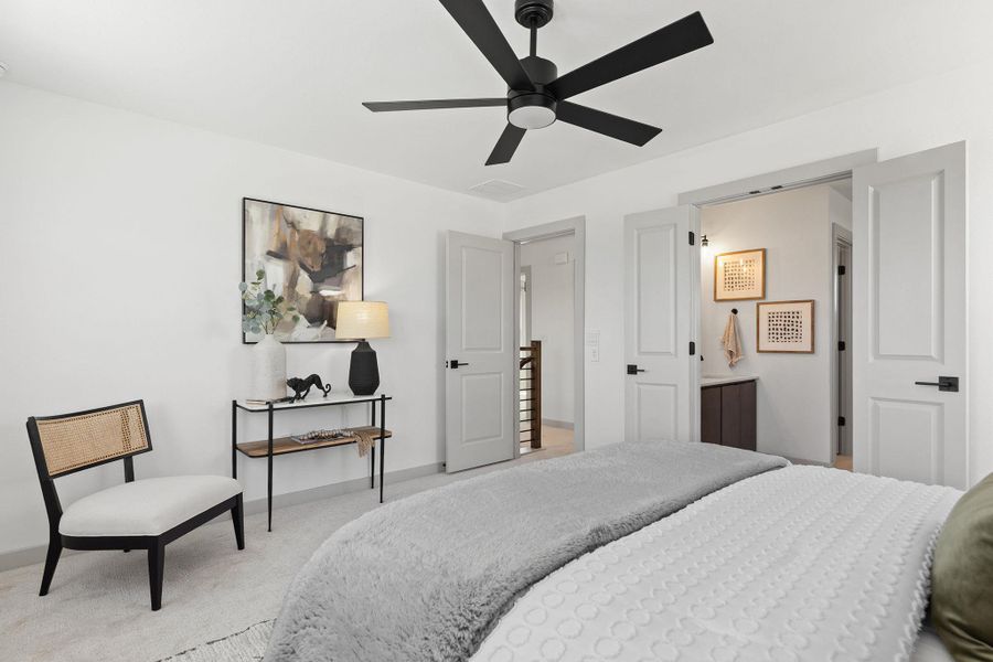 This picture is from another build with a similar floorplan.  The listing is for a to be built home with similar build and fit and finish.