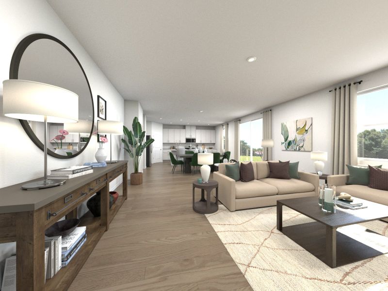 Furnished interior view inside a new home in Coasterra - Reserve Series, Palmetto (Image 3).