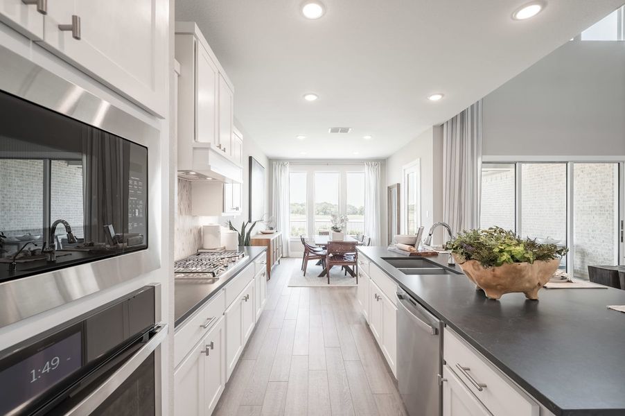 Representative furnished interior of a home built from the Verdin by Tri Pointe Homes in Pecan Ridge, Fulshear (Image 59).