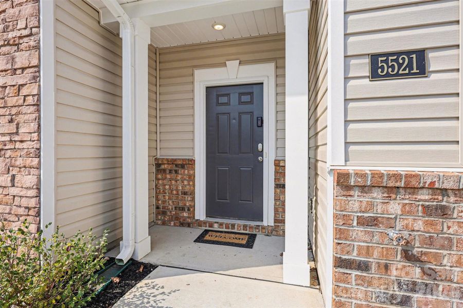 Front entry to 5521 Carrington Ct.