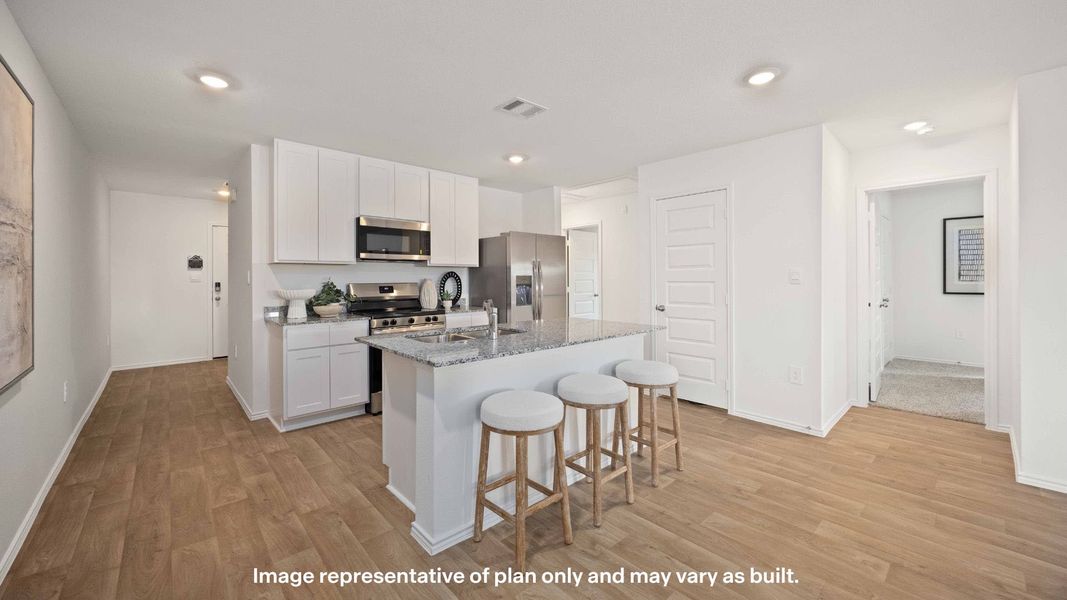 Representative furnished interior of a home built from the Elk by D.R. Horton in Deer Meadows, Odessa (Image 10).