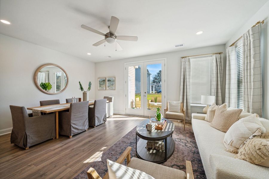 Furnished interior view inside a new home in Lakeview Commons, Goose Creek (Image 40).