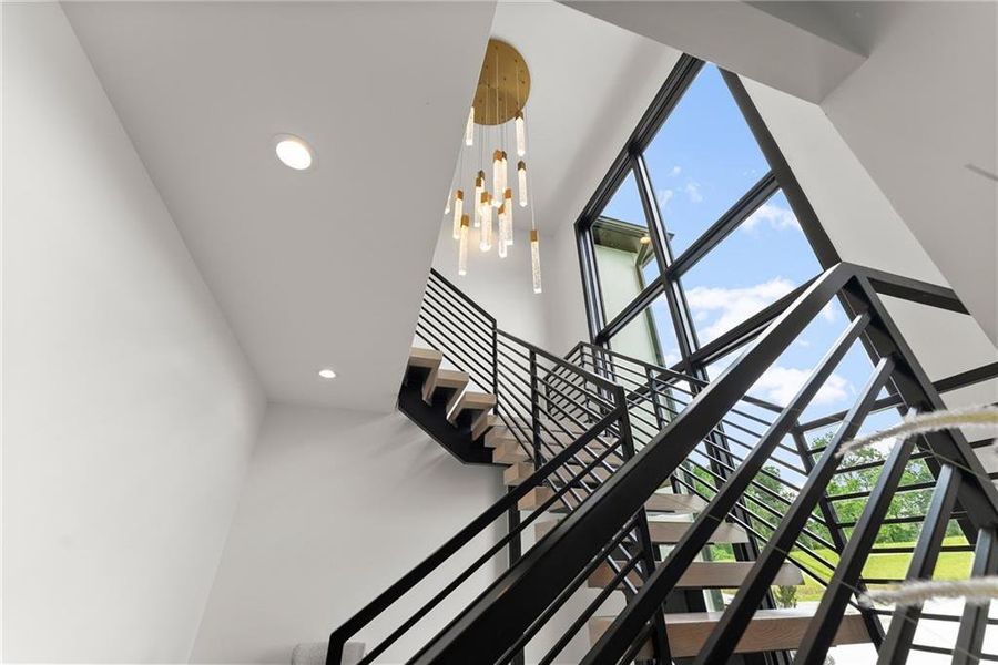 Furnished interior view inside a new home in , Hartwell (Image 13).