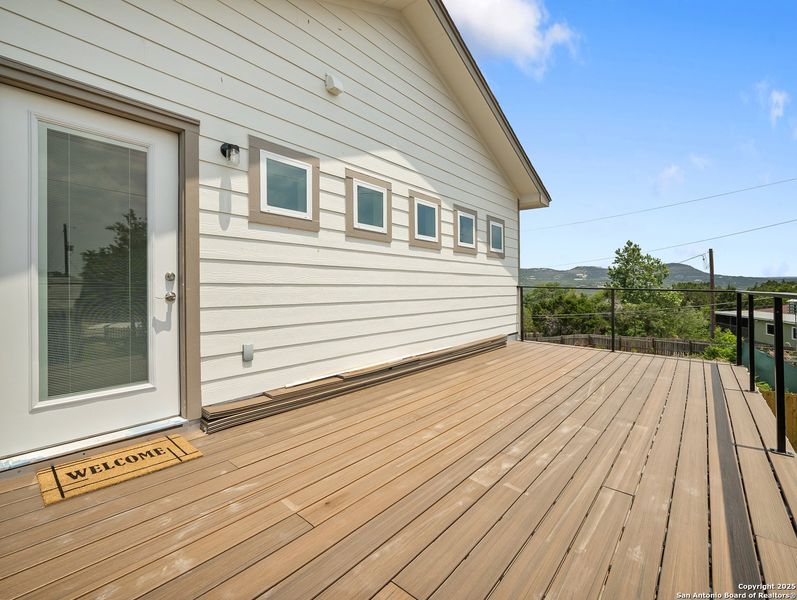 Exterior details and patio area of a home in , Canyon Lake (Image 3). Exterior details and patio area of a home in , Canyon Lake (Image 3).