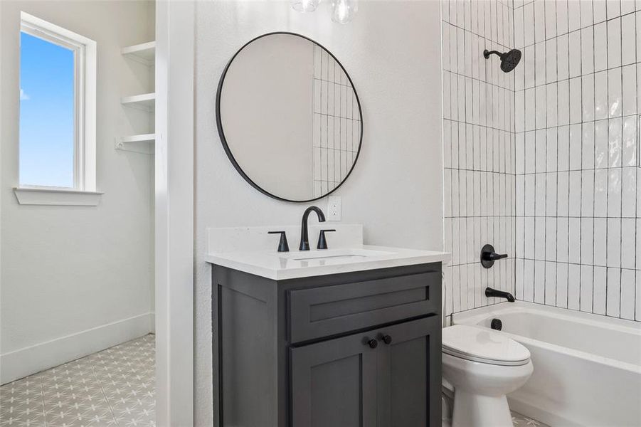 Furnished interior view inside a new home in , Ponder (Image 6).