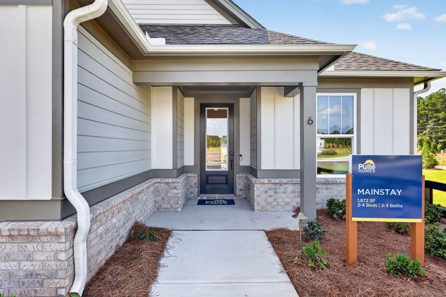 Representative exterior details of a home built from the Mainstay by Pulte Homes in Everhour, Newnan (Image 4).