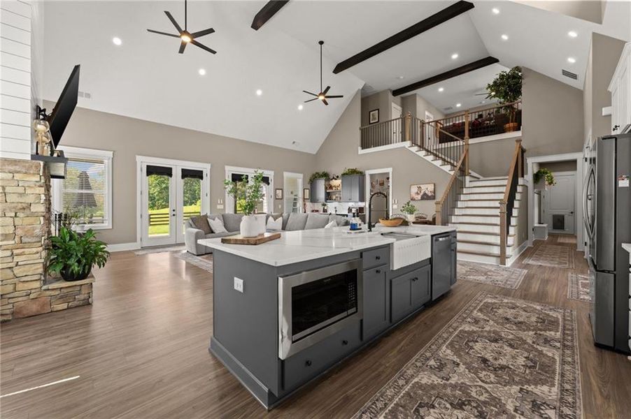 Furnished interior view inside a new home in , Dawsonville (Image 29).
