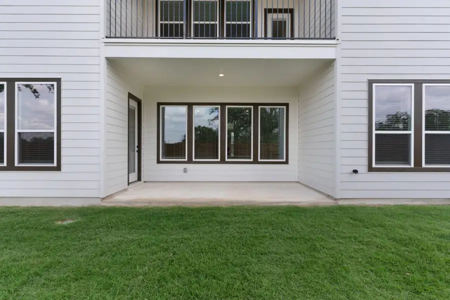 Exterior details and patio area of a home in Highland Village, Georgetown (Image 4). Exterior details and patio area of a home in Highland Village, Georgetown (Image 4).
