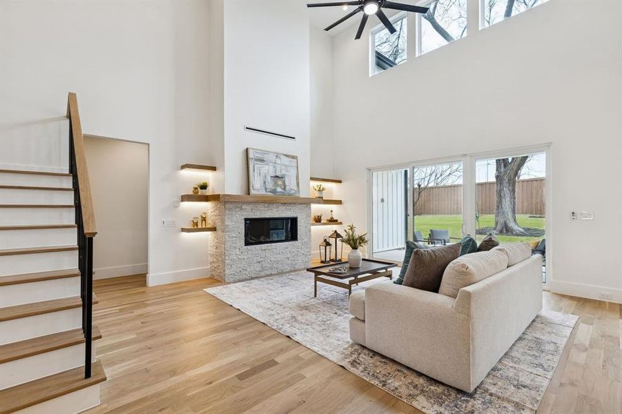 Furnished interior view inside a new home in , Dallas (Image 7).