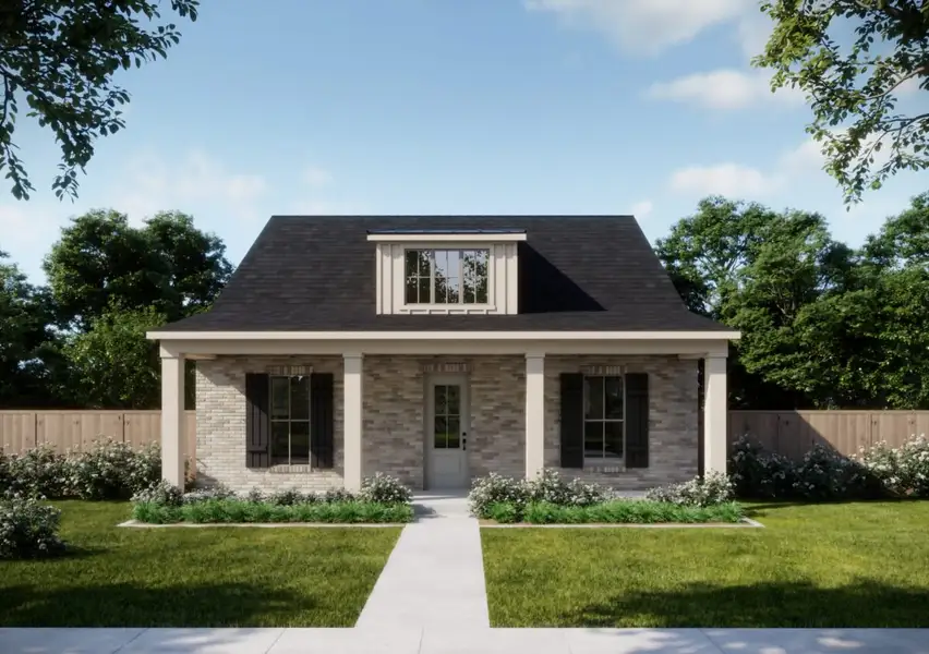 Representative exterior photo of a completed home built from the Addison by Olivia Clarke Homes in Uptown Celina, Celina, TX (Image 2).