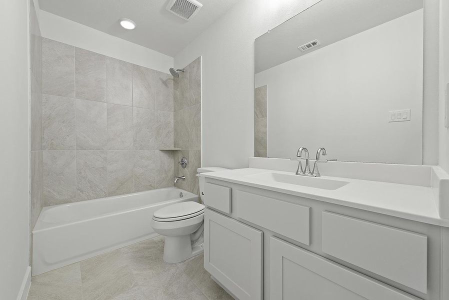 Furnished interior view inside a new home in Jordan Ranch, Katy (Image 13).