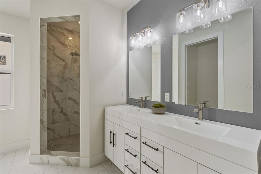 Furnished interior view inside a new home in , Port Charlotte (Image 9). Furnished interior view inside a new home in , Port Charlotte (Image 9).