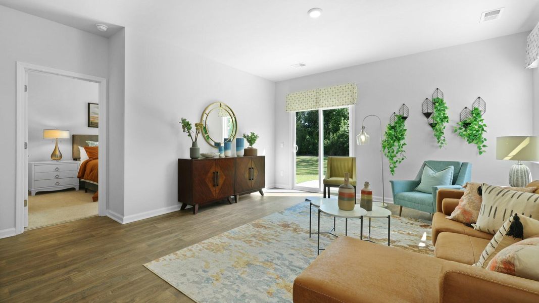 Furnished interior view inside a new home in Pine Hills at Cane Bay, Summerville (Image 2).