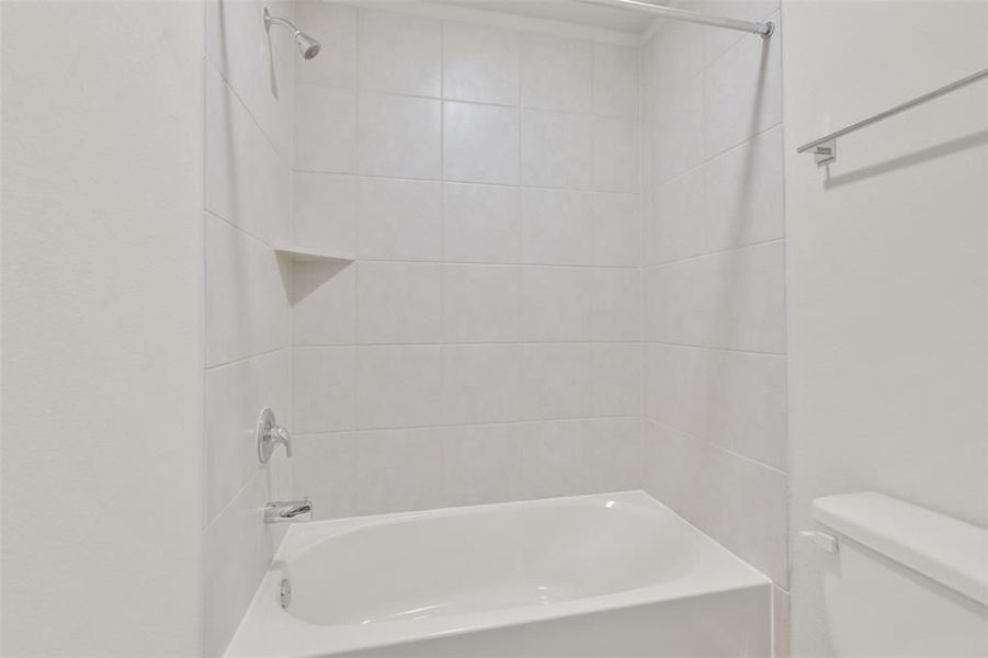 Furnished interior view inside a new home in Lakes at Black Oak, Magnolia (Image 30).