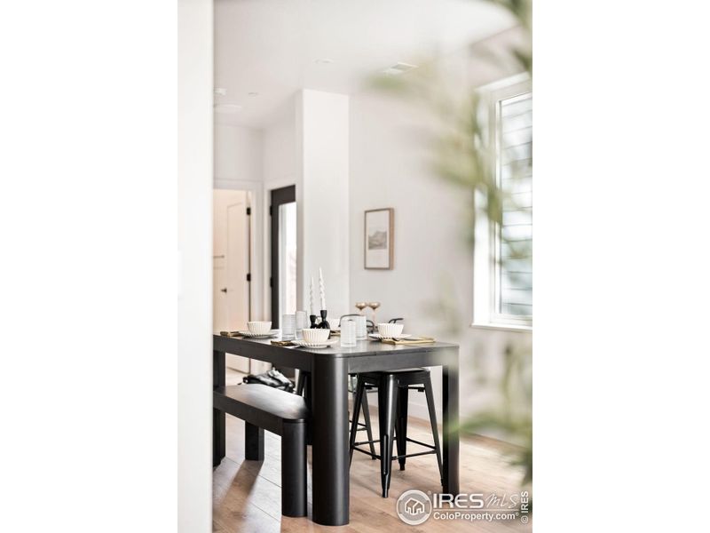 Furnished interior view inside a new home in , Erie (Image 4). Furnished interior view inside a new home in , Erie (Image 4).