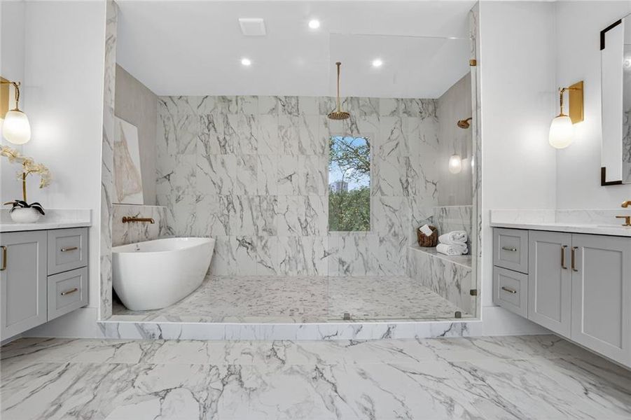 Furnished interior view inside a new home in , Brookhaven (Image 12).