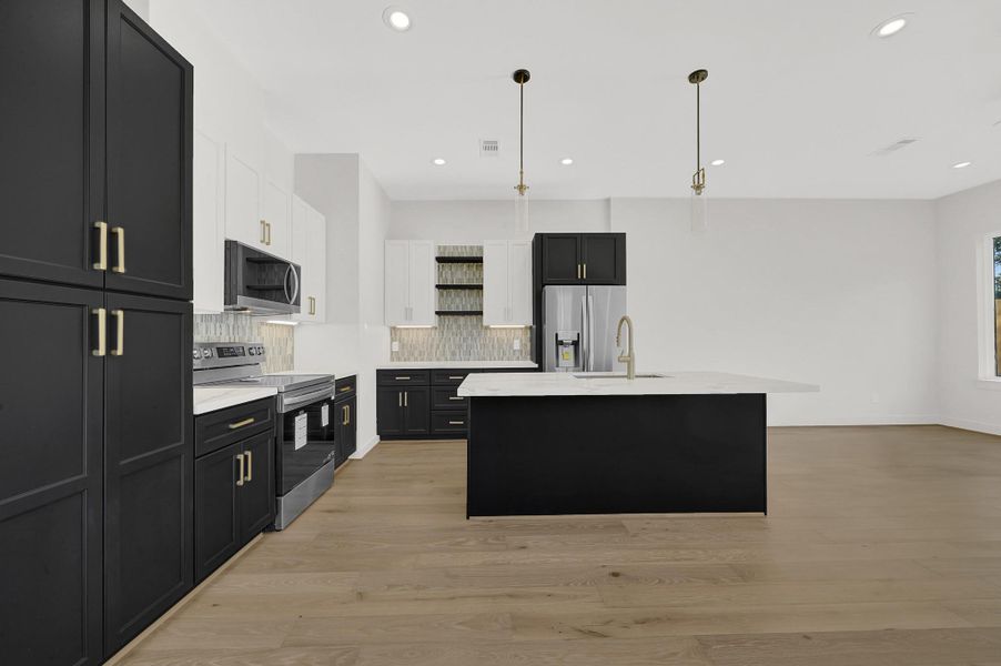 Furnished interior view inside a new home in , Houston (Image 12). Furnished interior view inside a new home in , Houston (Image 12).