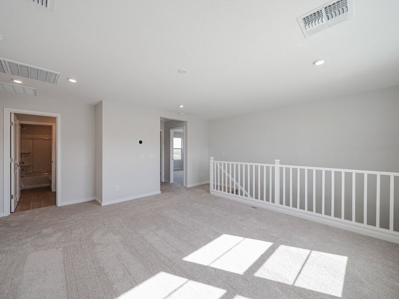 A large empty room.