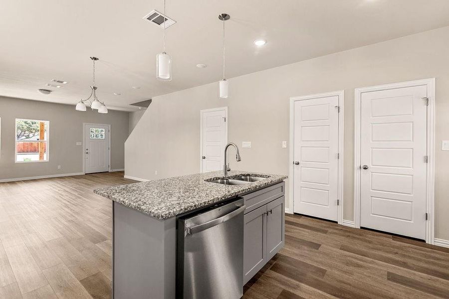 Furnished interior view inside a new home in , Fort Worth (Image 9).