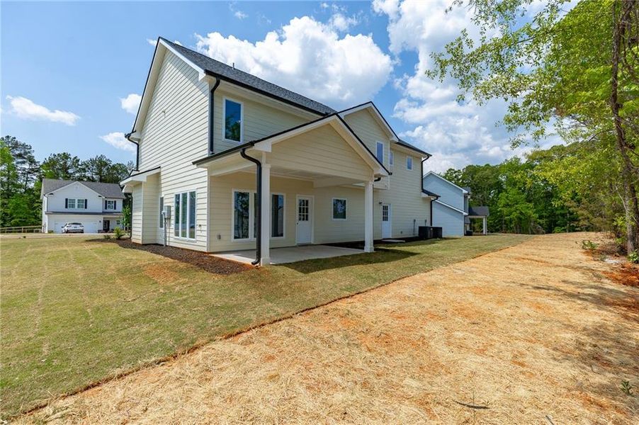 Exterior details and patio area of a home in , Toccoa (Image 33).