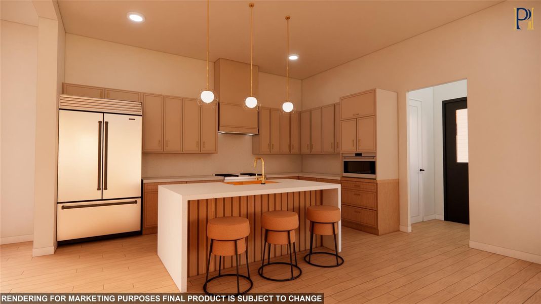 Furnished interior view inside a new home in , Katy (Image 13).