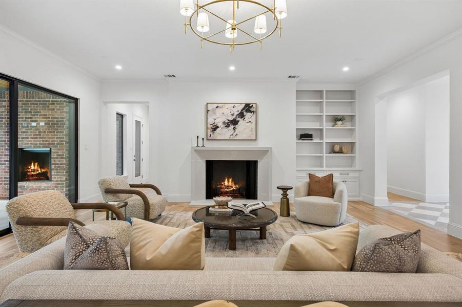 Furnished interior view inside a new home in , Dallas (Image 12). Furnished interior view inside a new home in , Dallas (Image 12).
