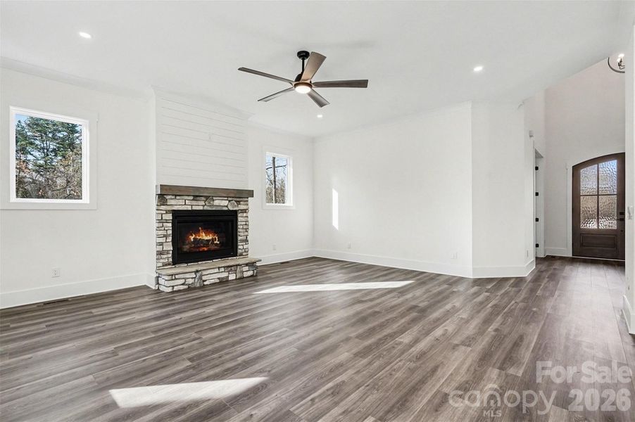 Spacious, unfurnished interior of a new home in , Troutman (Image 37).