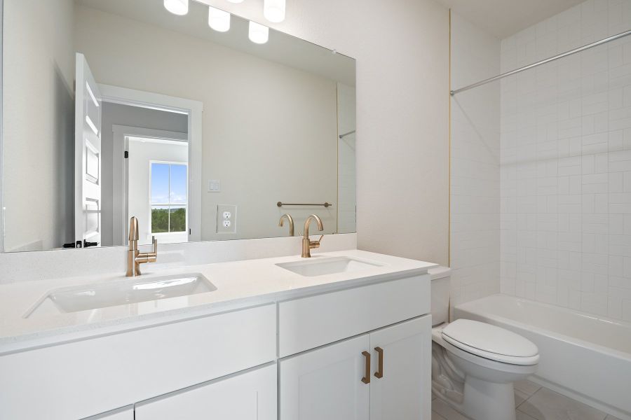 Close-up of interior finishes inside a home in Wolf Ranch, Georgetown (Image 17).