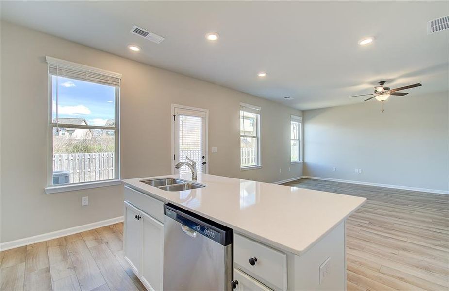 Furnished interior view inside a new home in Towne Center, Hampton (Image 9). Furnished interior view inside a new home in Towne Center, Hampton (Image 9).