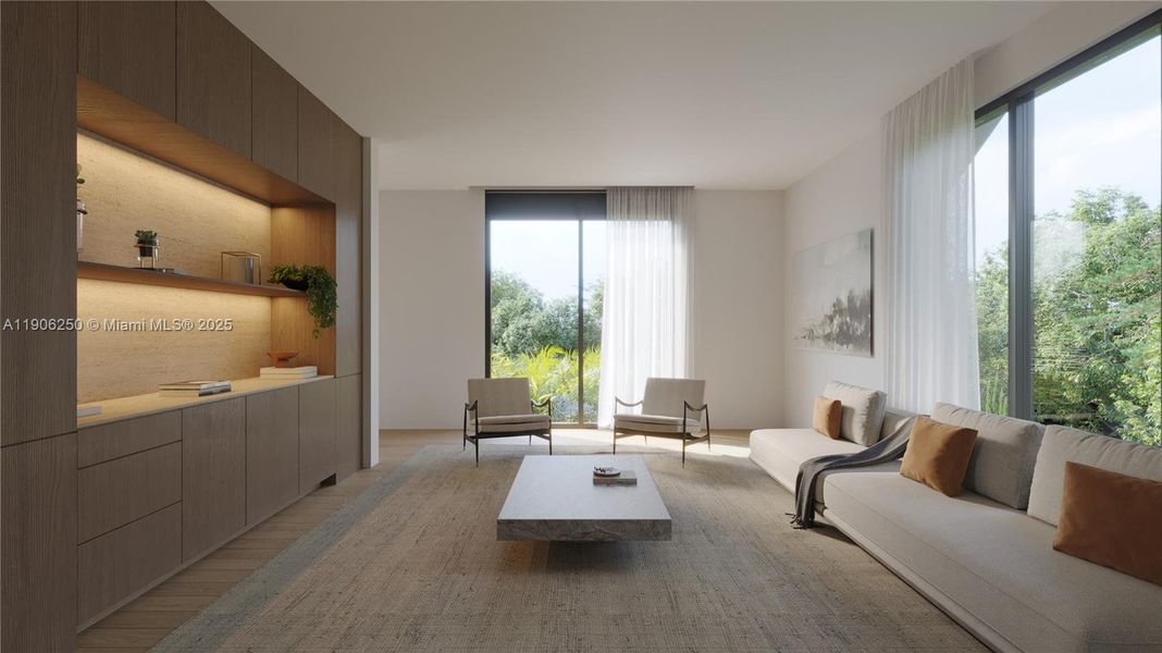 Furnished interior view inside a new home in , Pinecrest (Image 12).