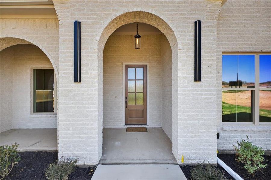 Exterior details and patio area of a home in , Azle (Image 3).