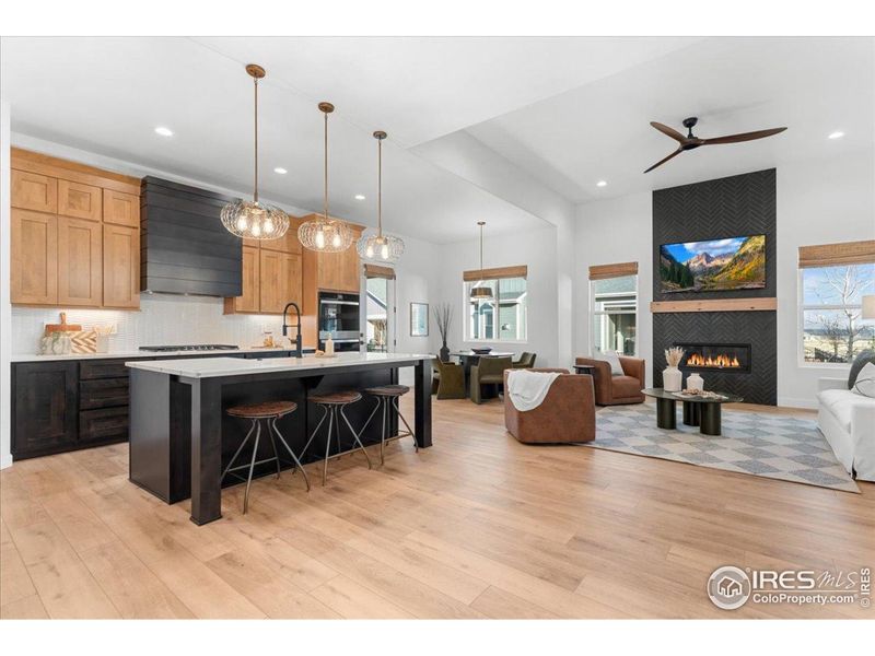 Furnished interior view inside a new home in , Fort Collins (Image 11).