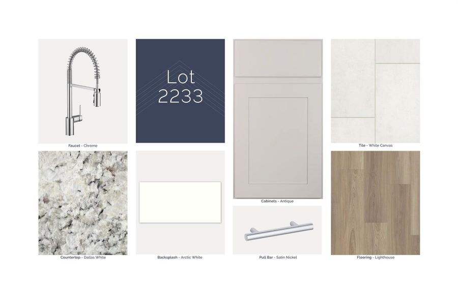 Sample of building materials used in homes in Lone Star Landing, Montgomery (Image 12).