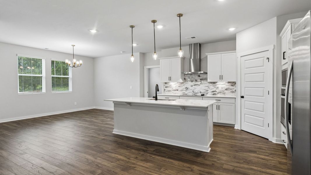 Furnished interior view inside a new home in Reserve at Hickory Ridge, Columbia (Image 8).