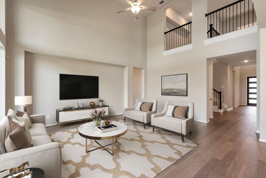 Furnished interior view inside a new home in Valencia, Manvel (Image 8).