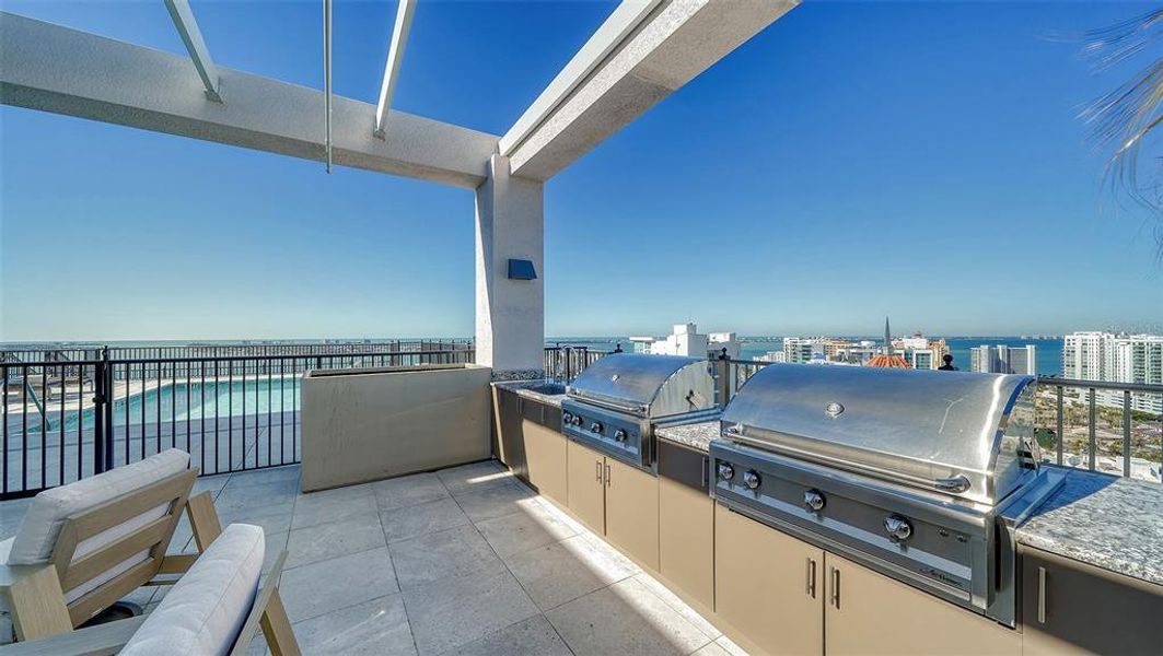 Exterior details and patio area of a home in , Sarasota (Image 22).