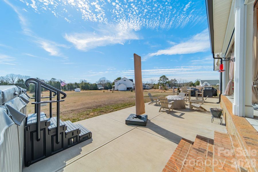 Exterior details and patio area of a home in , Clover (Image 23).