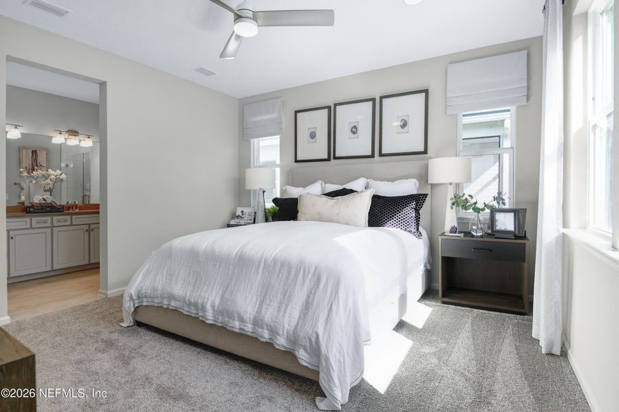 Furnished interior view inside a new home in , Jacksonville (Image 14).
