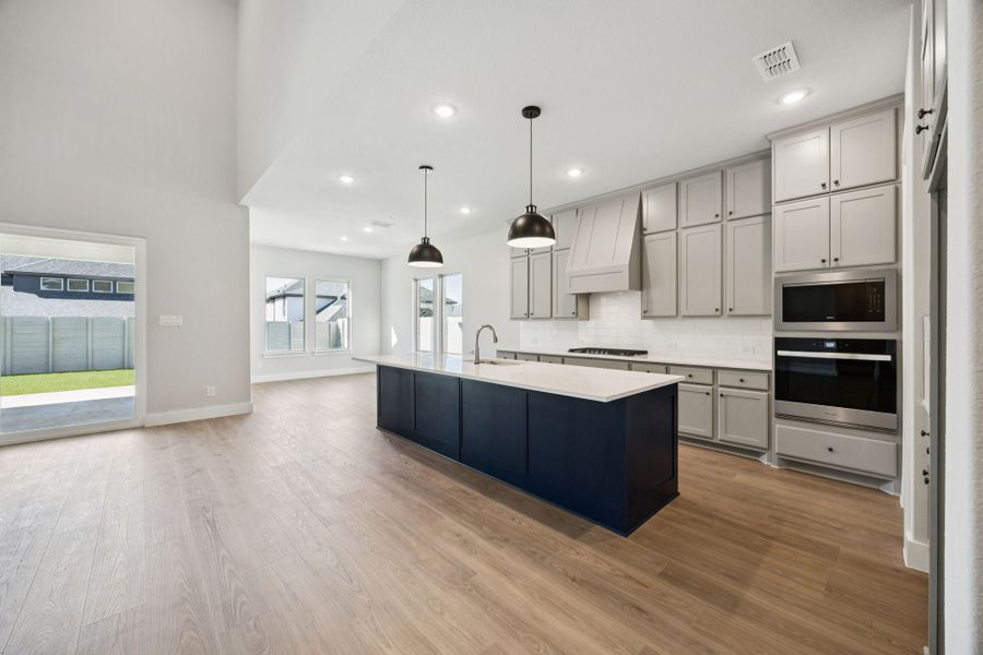 Furnished interior view inside a new home in Painted Tree Lakeside, McKinney (Image 10).