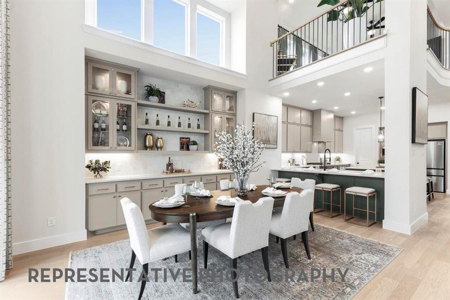 Furnished interior view inside a new home in Mosaic, Celina (Image 20).