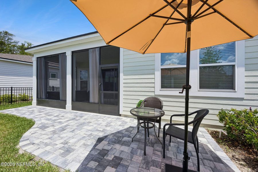 Exterior details and patio area of a home in RiverTown, St. Johns (Image 27).