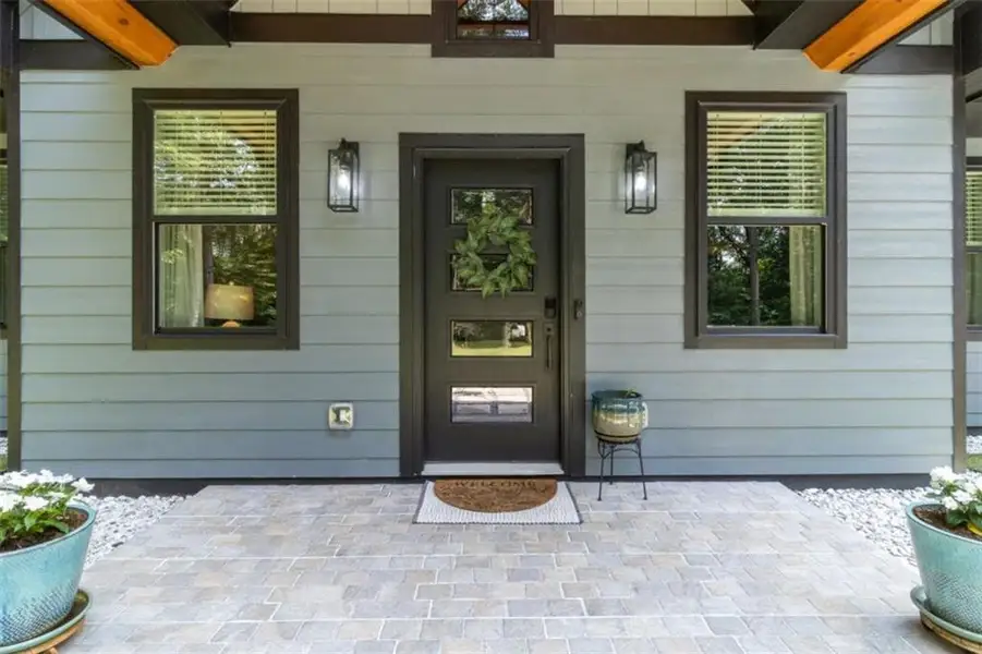 Exterior details and patio area of a home in , Ellijay (Image 4). Exterior details and patio area of a home in , Ellijay (Image 4).