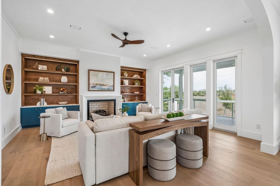 Furnished interior view inside a new home in , Johns Island (Image 15).