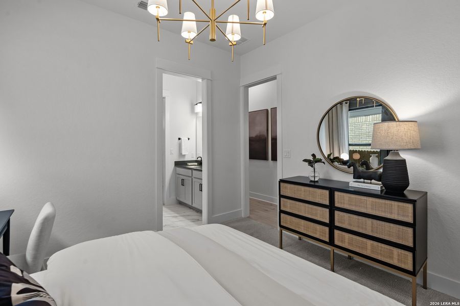 Furnished interior view inside a new home in Davis Ranch, San Antonio (Image 9).