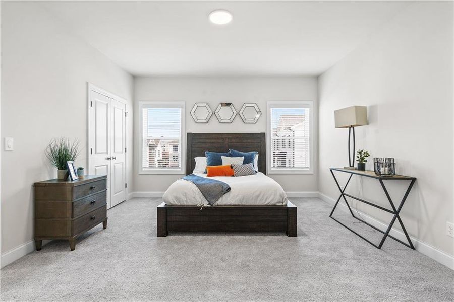 Furnished interior view inside a new home in Promenade at Sawnee Village, Cumming (Image 44). Furnished interior view inside a new home in Promenade at Sawnee Village, Cumming (Image 44).