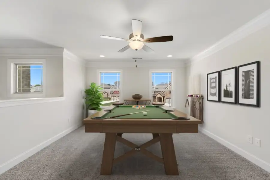 Furnished interior view inside a new home in Blacksmith, Stokesdale (Image 41).