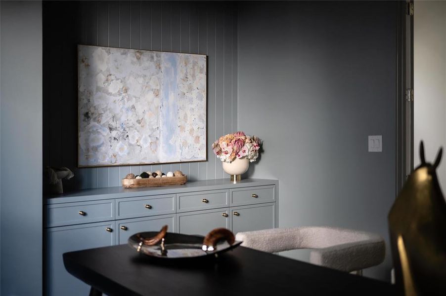 Close-up of interior finishes inside a home in , Dallas (Image 21).