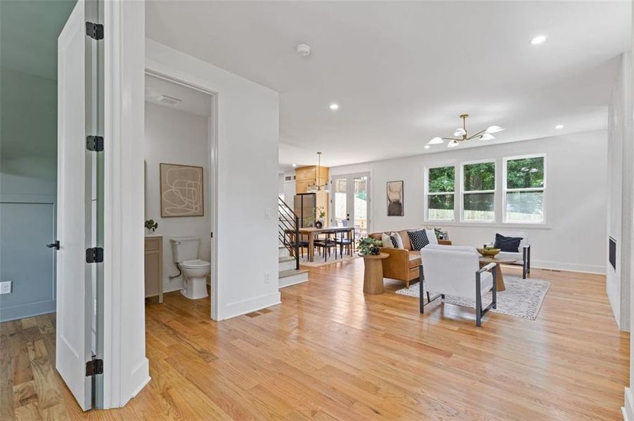 Furnished interior view inside a new home in , Scottdale (Image 13). Furnished interior view inside a new home in , Scottdale (Image 13).