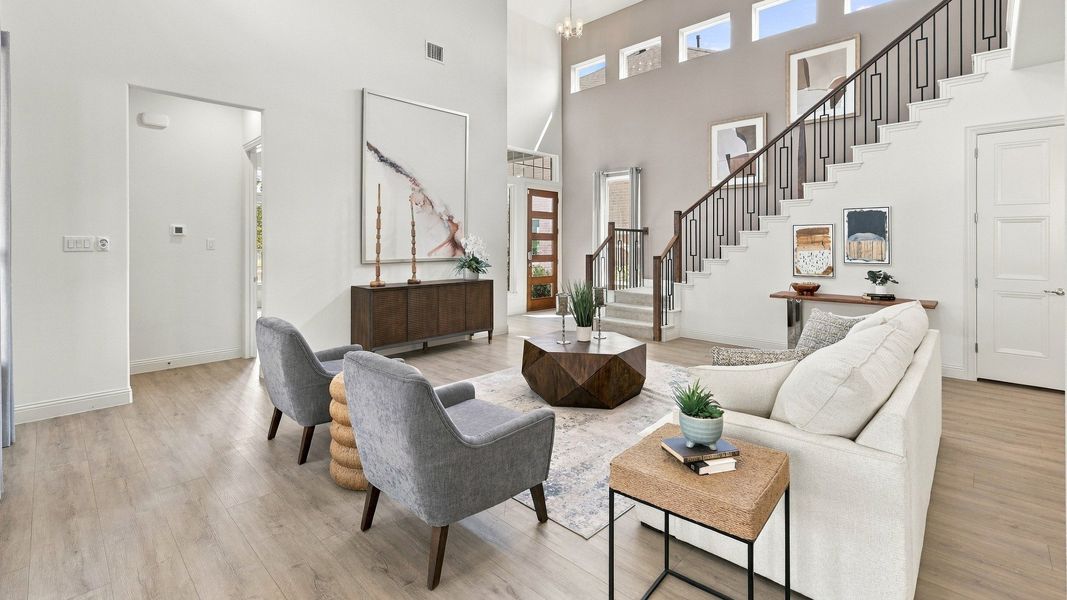 Furnished interior view inside a new home in Solterra Texas, Mesquite (Image 25).