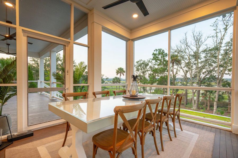Furnished interior view inside a new home in , Awendaw (Image 3). Furnished interior view inside a new home in , Awendaw (Image 3).